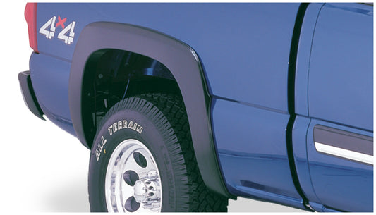 Bushwacker 40034-02 Black OE-Style Smooth Finish Rear Fender Flares For 1999-2006 Silverado/Sierra 1500; 2007 Silverado/Sierra 1500 Classic