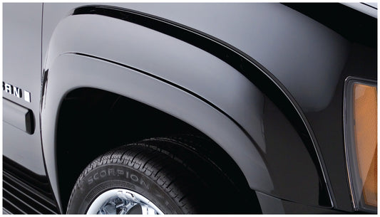 Bushwacker 40904-01 Black OE-Style Smooth Finish 4-Piece Fender Flare Set For 1988-2000 GM Trucks/SUV (Check Application Guide)