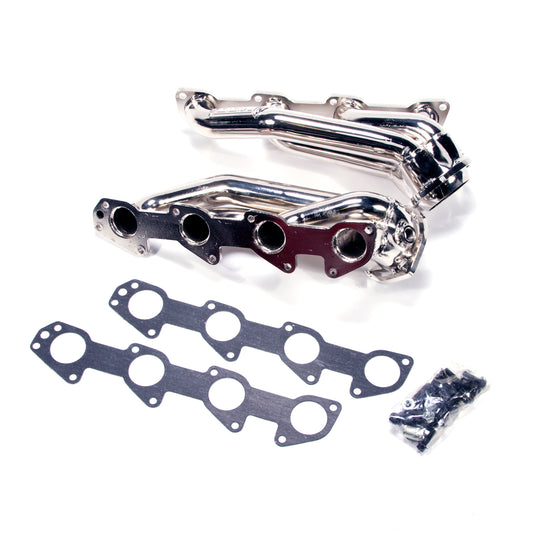 BBK DODGE 5.7L CHALLENGER CHARGER HEMI CARS 1-3/4 SHORTY HEADERS (CHROME) 4012