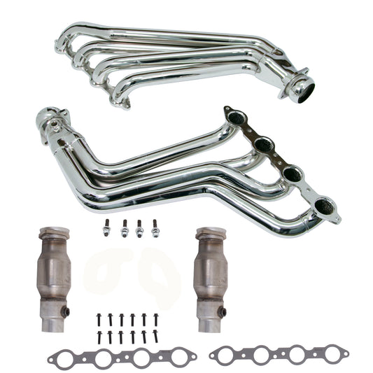 BBK CAMARO LS3/L99 1-3/4 LONG TUBE HEADERS W/CATS SYSTEM (CHROME) 4021