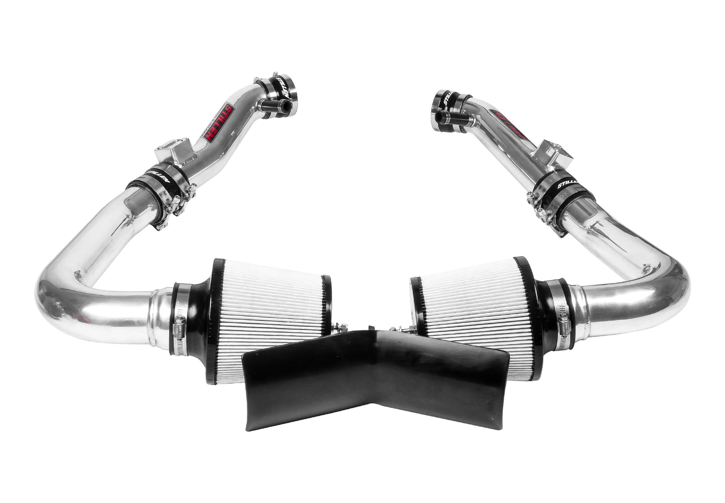 2007-2008 Infiniti G35 Sedan - Dual Ultra Long Tube Air Intake Kit (Gen 3) [V35] - Dry Filter - 402849DF