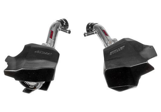 2007-2009 Nissan 350Z Dual Long Tube Air Intake Kit - (Gen 2) [Z33] - Dry Filter - 402842DF