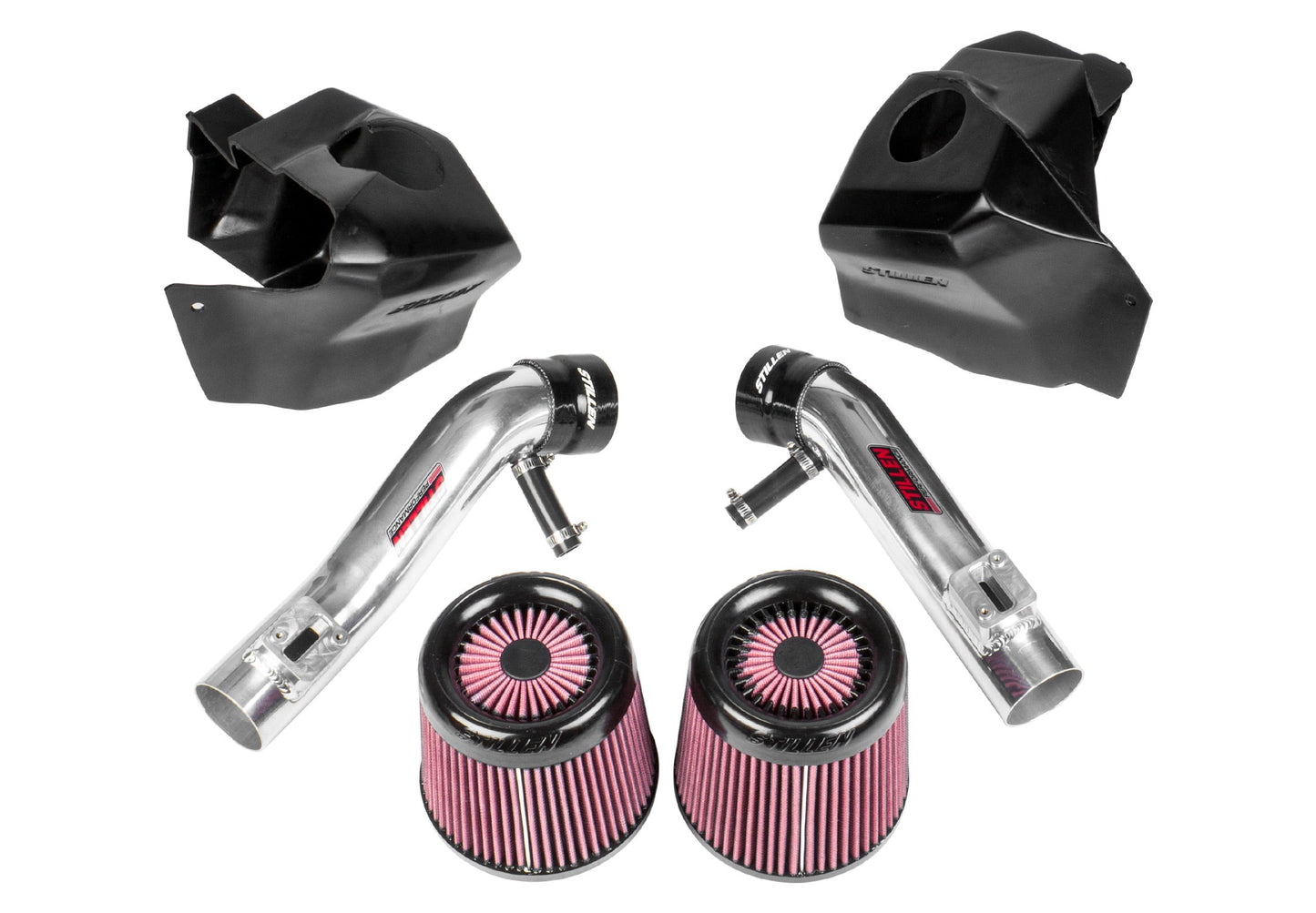 Stillen 2007-2009 Nissan 350Z Dual Long Tube Air Intake Kit - (Gen 2) [Z33] - Oil Filter - 402842