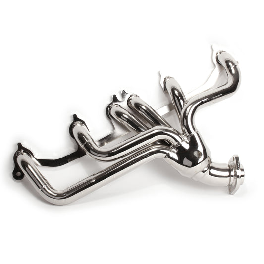 BBK 1991-1999 JEEP 4.0L 1-1/2 SHORTY HEADER - (CHROME) 4052