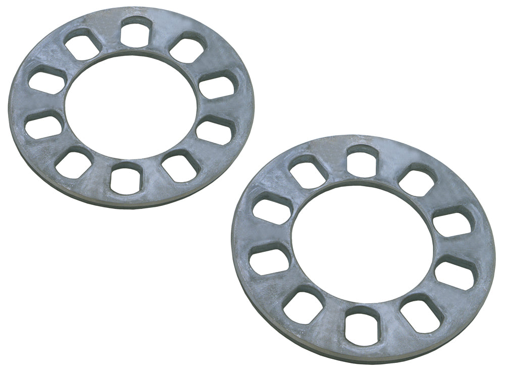 Trans-Dapt Performance 5 Lug Disc Brake Spacers; 4-1/2 In. To 5 In. Bolt Circle Diameters; 1/4 In. Thick (Pr.) 4082