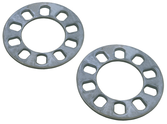 Trans-Dapt Performance 5 Lug Disc Brake Spacers; 4-1/2 In. To 5 In. Bolt Circle Diameters; 1/4 In. Thick (Pr.) 4082