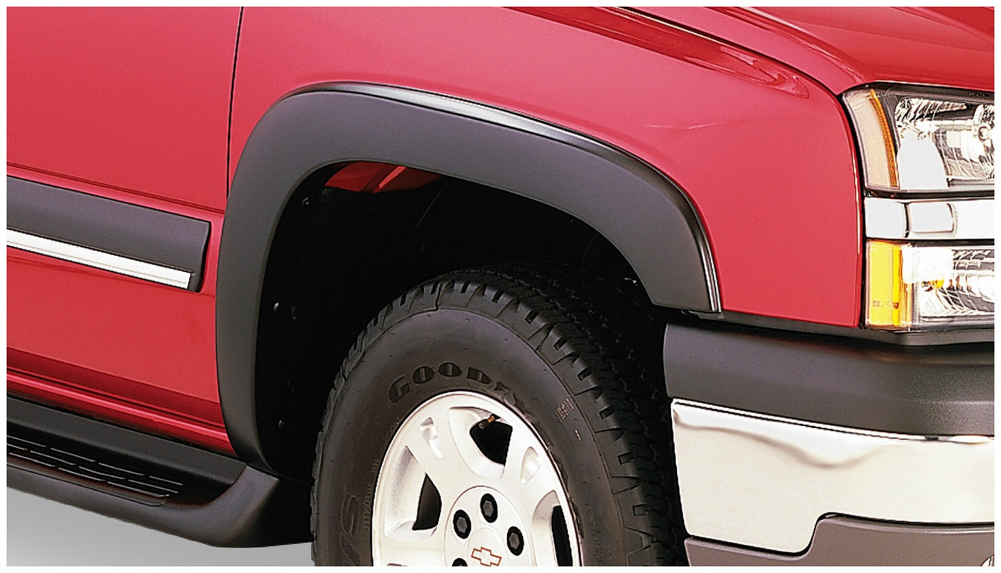 Bushwacker 40936-02 Black OE-Style Smooth Finish 4-Piece Fender Flare Set For 2007-2014 Chevrolet Tahoe (Excludes LTZ)