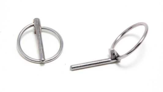 Trans-Dapt Performance Replacement 3/16 In. Flip-Over Pins (1 Pr.)- Chrome 4097