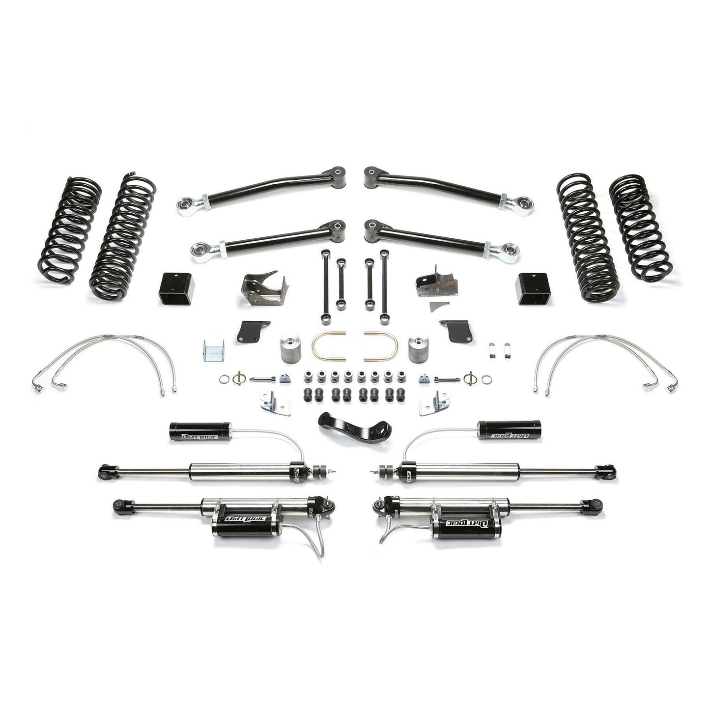 Fabtech 5" TRAIL LT W/ DLSS RESI 2007-18 JEEP JK 4-DOOR K4071DL