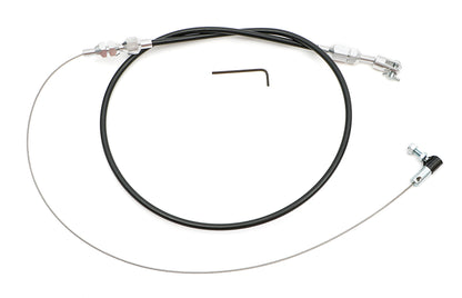 Trans-Dapt Performance Throttle Cable Kit 36 In. Universal Black Housing 4124