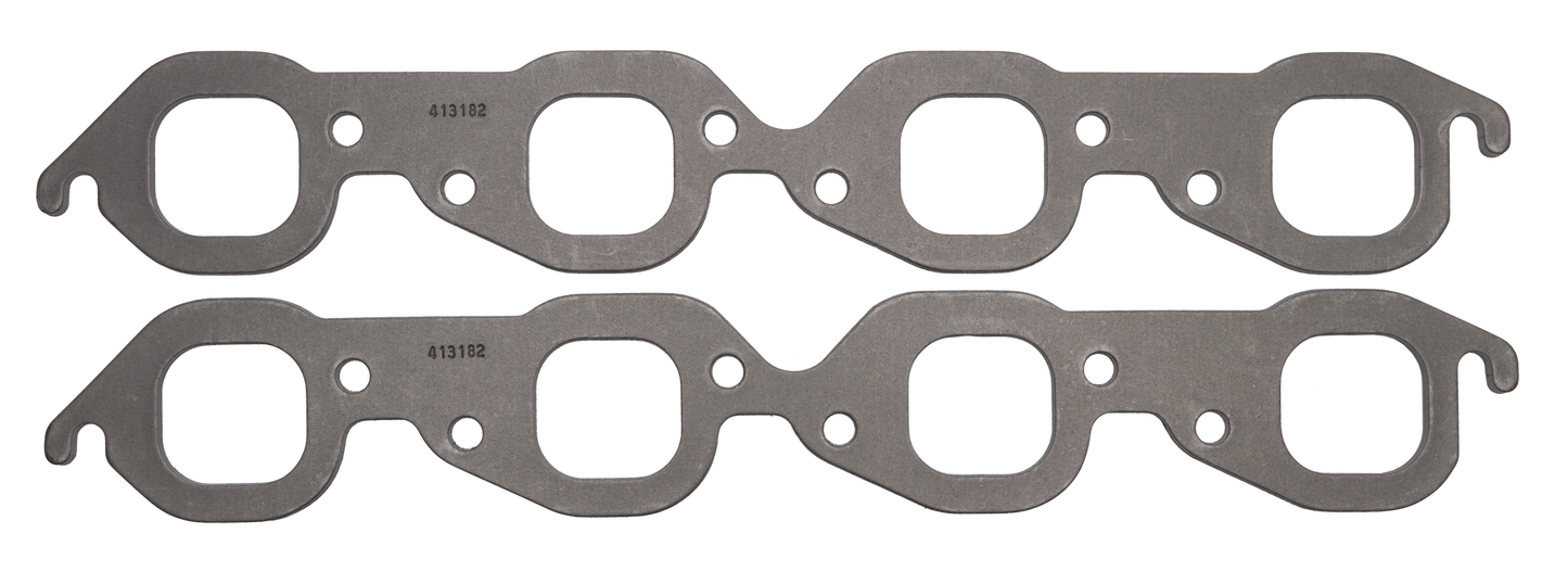 SCE Gaskets BBC SMALL SQUARE GRAPH-FORM 1/8 THK EXH GASKETS 413182