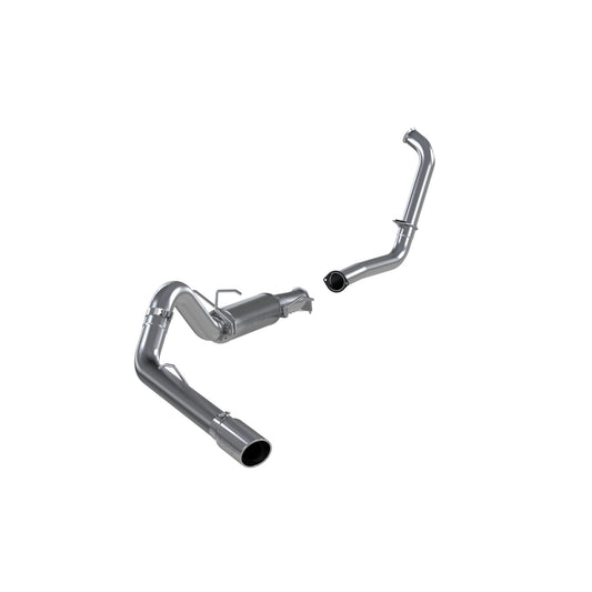 MBRP Exhaust 4in. Turbo Back; Single Side (Stock Cat) Exit; AL S6216AL