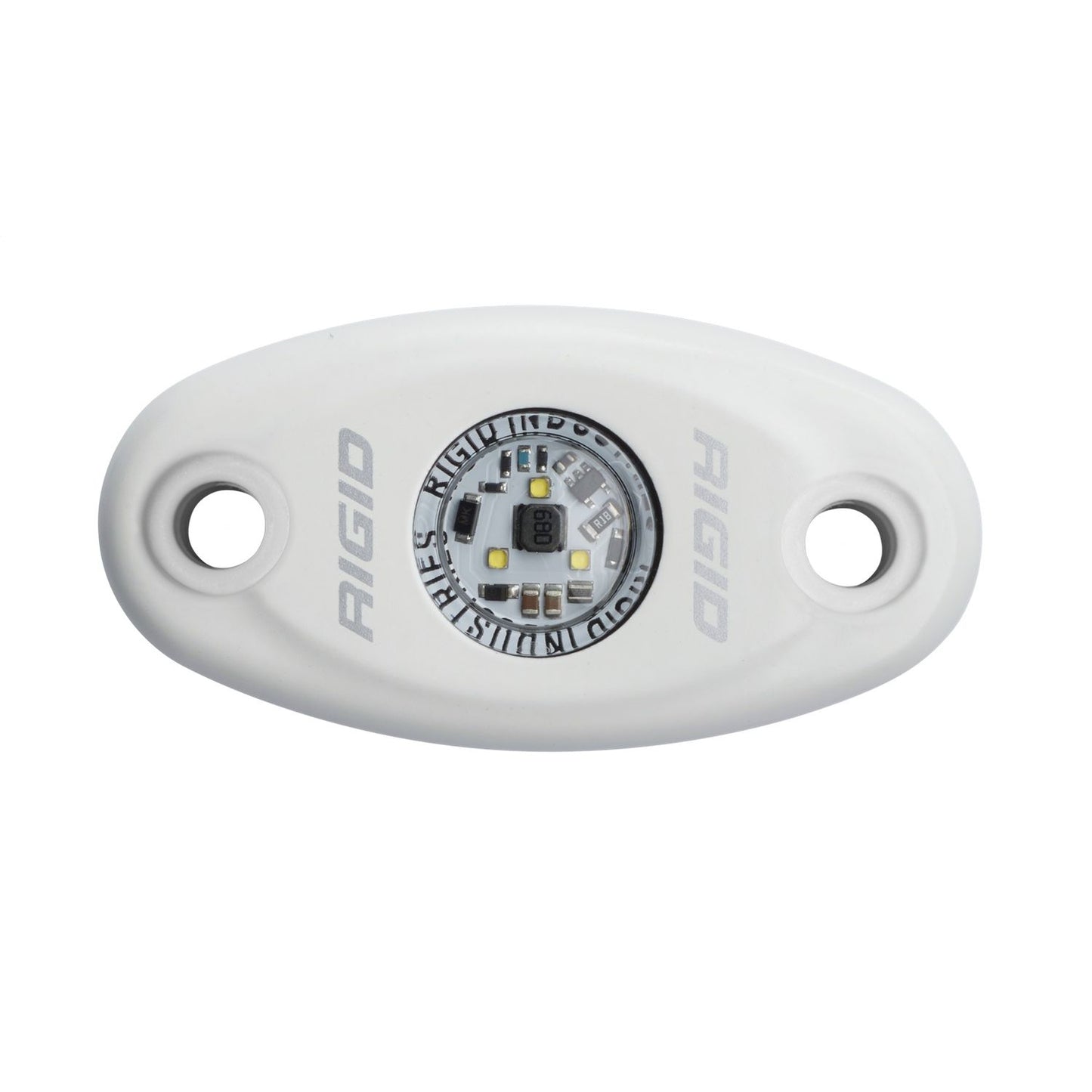 RIGID Industries A-Series LED Light High Power Cool White White Housing Single 480213