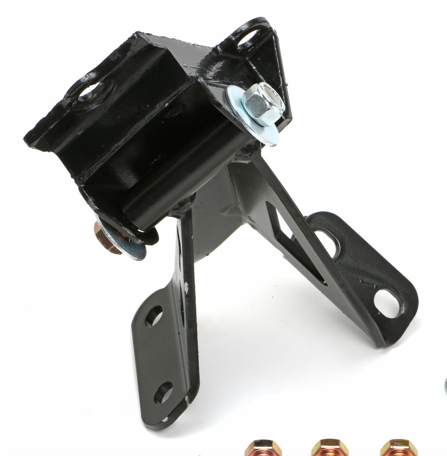 Trans-Dapt Performance 55-57 Chevy (Tri-5) Frame Mounts; Engine 3/4 In. Forward For Hei; Rubber Pads 4177