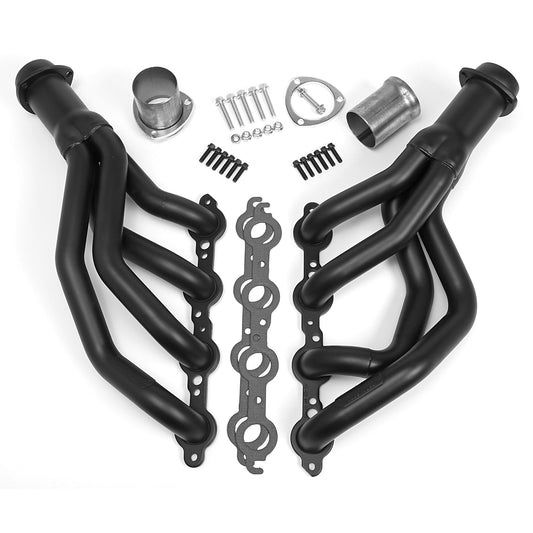 Hedman Hedders LS SWAP HEADERS; MID LENGTH; 67-69 CAMARO/FIREBIRD (F-BODY) & 68-74 NOVA/VENTURA (X-BODY); BLACK MAXX BLACK CERAMIC COATED 68713
