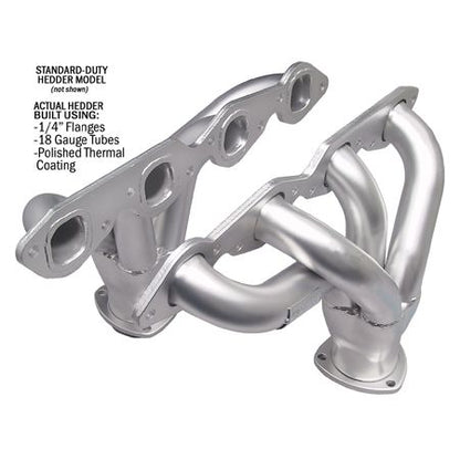Hedman Hedders BLOCK HUGGER HEADERS; CHEVY BB 396-502; 1-3/4 IN. TUBES; HTC CERAMIC COATED 68376