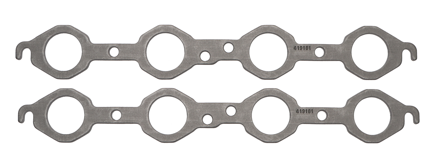 SCE Gaskets CHEV LS1-LS7 LRG RND GRAPH-FORM 1/8 THK EXH GSKTS 419181