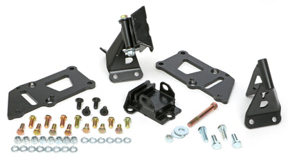 Trans-Dapt Performance 55-57 Chevy (Tri-5) Ls Engine Swap Mount Kit With Rubber Mount Pads 4199
