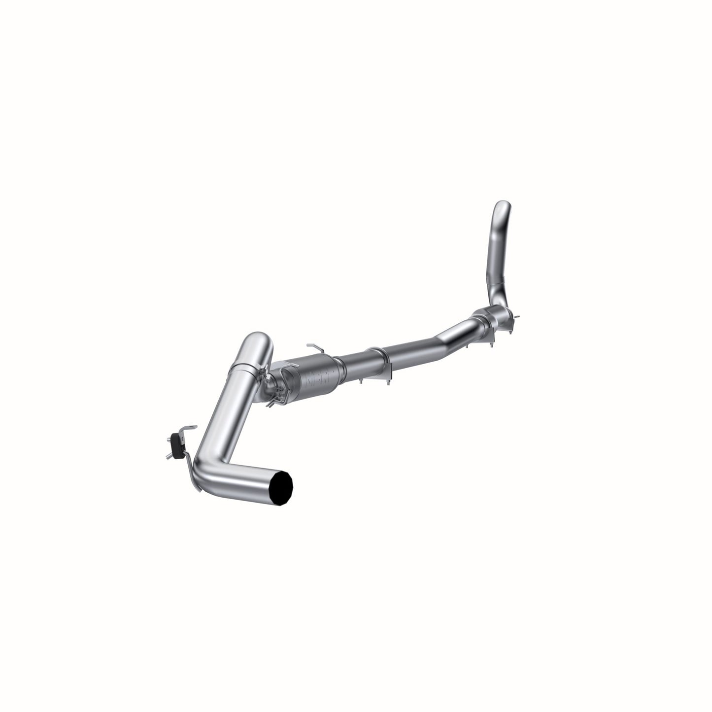 MBRP Exhaust 4in. Turbo Back; Single Side (4WD only); AL S6150P