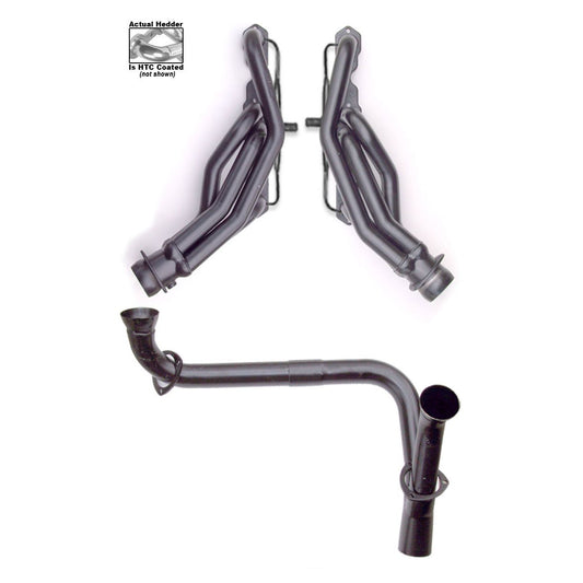 Hedman Hedders HTC COATED HEADERS; 1-5/8 IN. TUBE DIA.; STOCK COLL.; SHORTY DESIGN 61476
