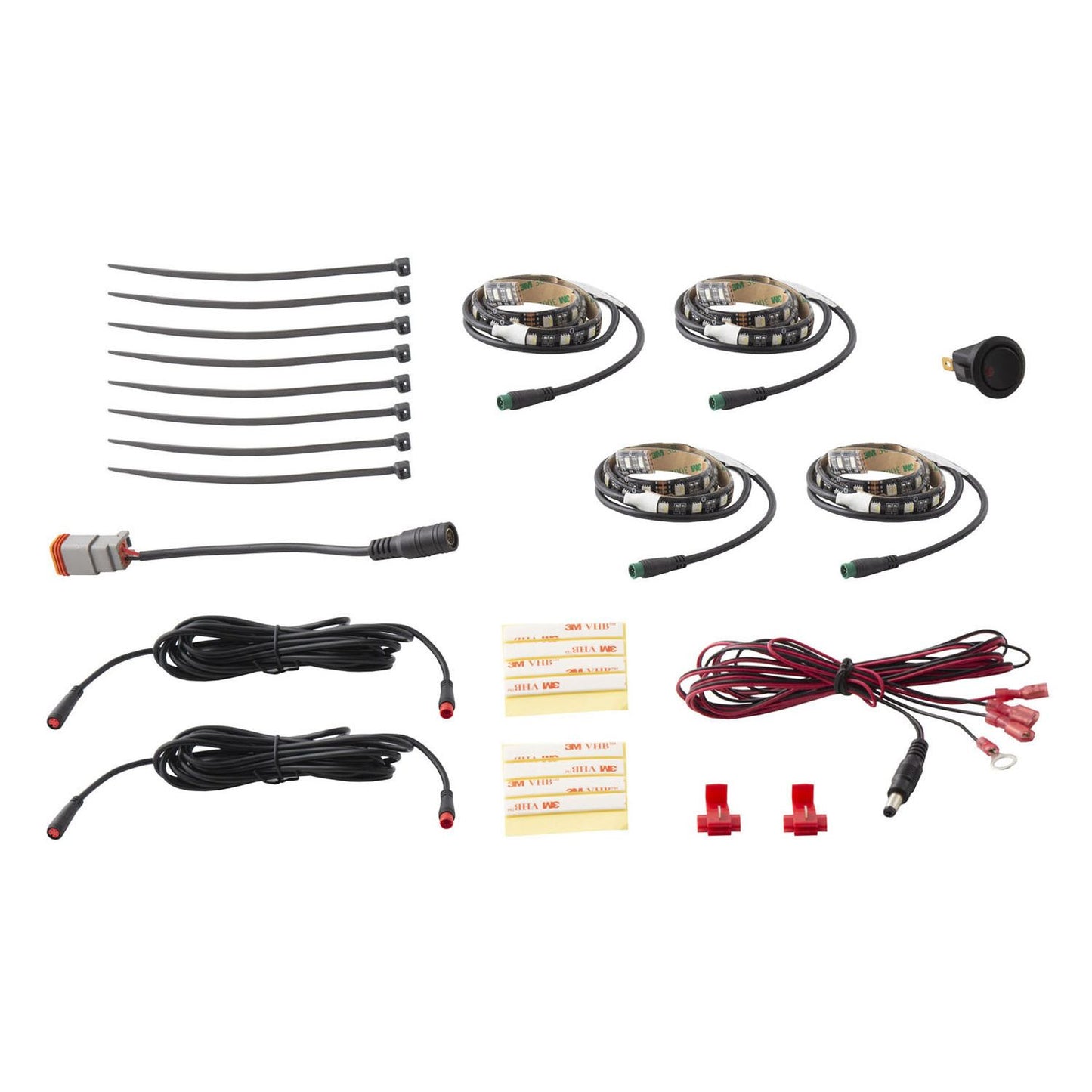 Diode Dynamics - DD0443 - RGBW Footwell Strip Kit 4pc