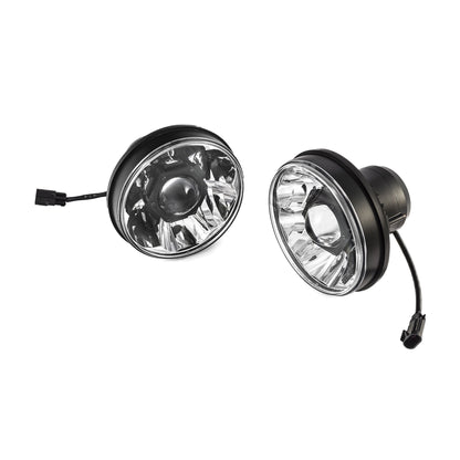 KC HiLiTES 7 in Gravity LED Pro - 2-Headlights - 40W Driving Beam - for 07-18 Jeep JK 42341