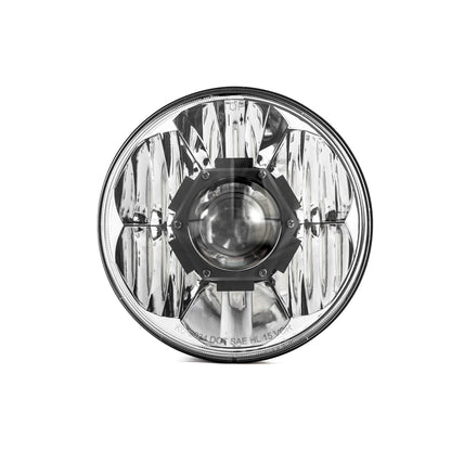 KC HiLiTES 7 in Gravity LED Pro - Single Headlight - SAE/ECE - 55W / 60W Driving Beam - Universal / 07-18 Jeep JK 4234