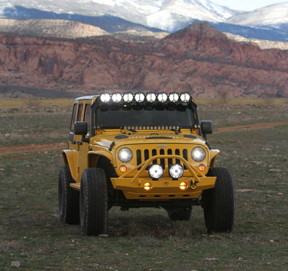 KC HiLiTES 7 in Gravity LED Pro - Single Headlight - SAE/ECE - 55W / 60W Driving Beam - Universal / 07-18 Jeep JK 4234