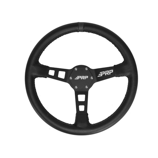 PRP-G110-Deep Dish Leather Steering Wheel