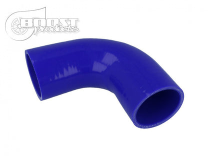 BOOST products Silicone Elbow 90 Degrees, 80mm (3-1/8") ID, Blue '3274000800