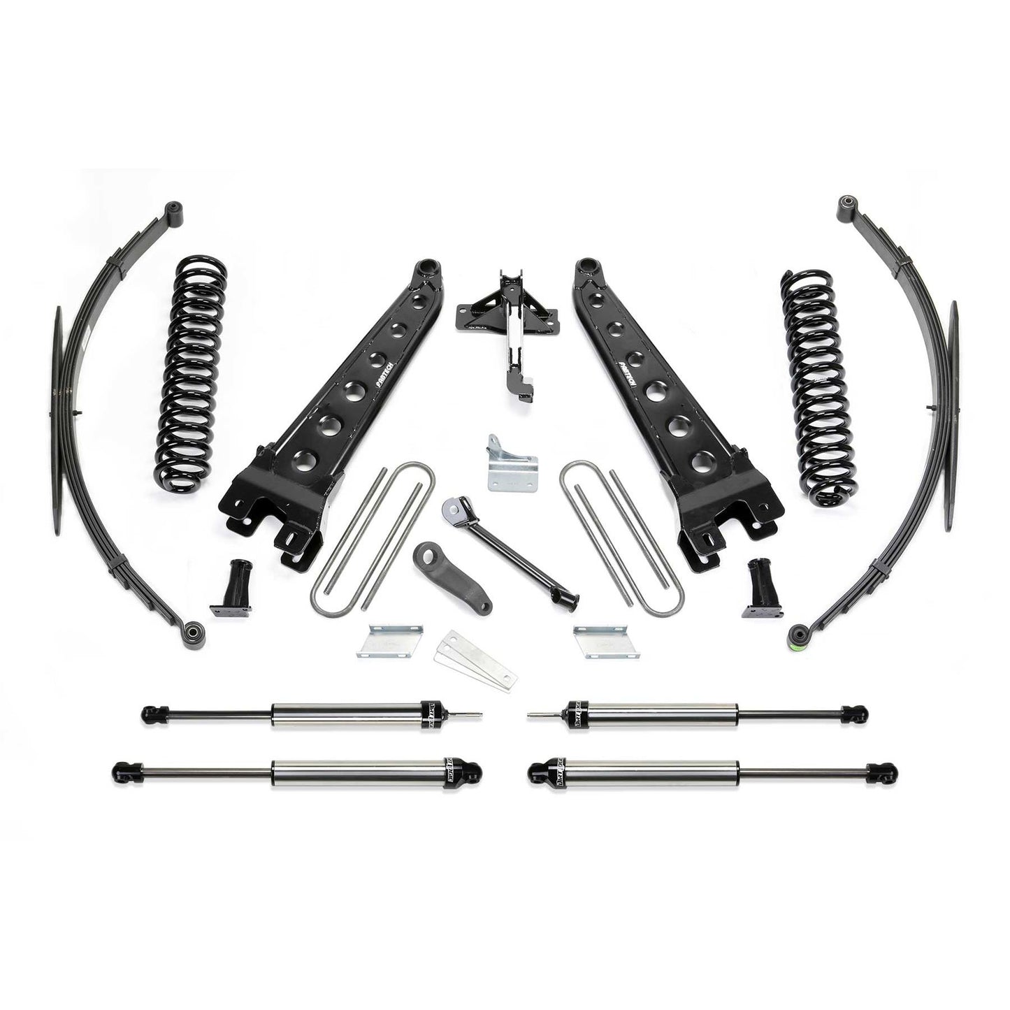 Fabtech 8" RAD ARM SYS W/COILS & RR LF SPRNGS & DLSS SHKS 2008-16 FORD F250/350 4WD K2128DL