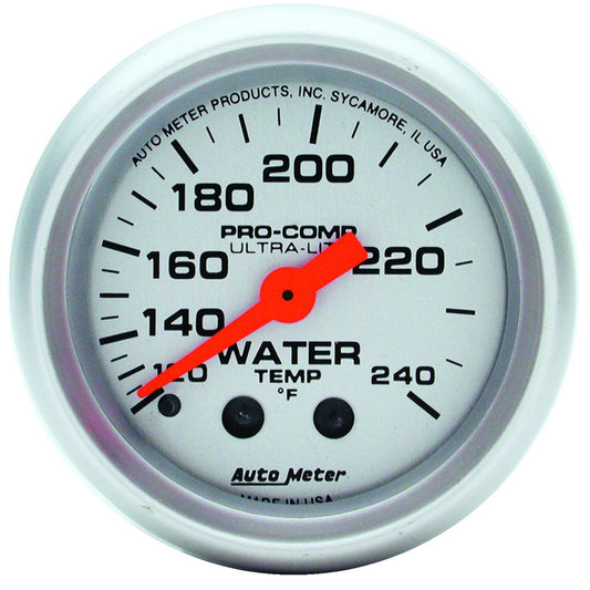 AutoMeter 2-1/16 in. WATER TEMPERATURE 120-240 Fahrenheit ULTRA-LITE 4332