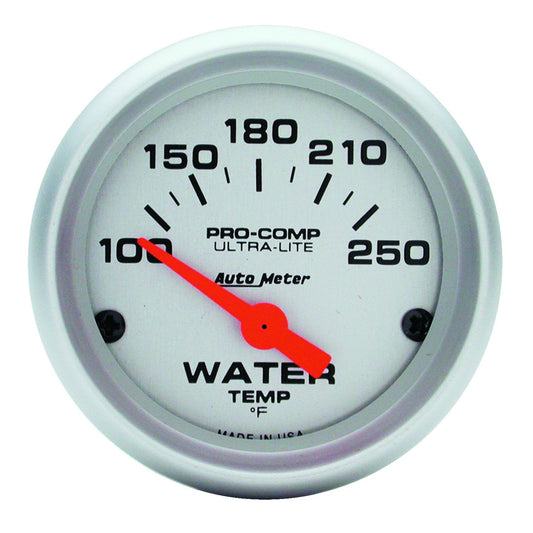 AutoMeter 2-1/16 in. WATER TEMPERATURE 100-250 Fahrenheit ULTRA-LITE 4337