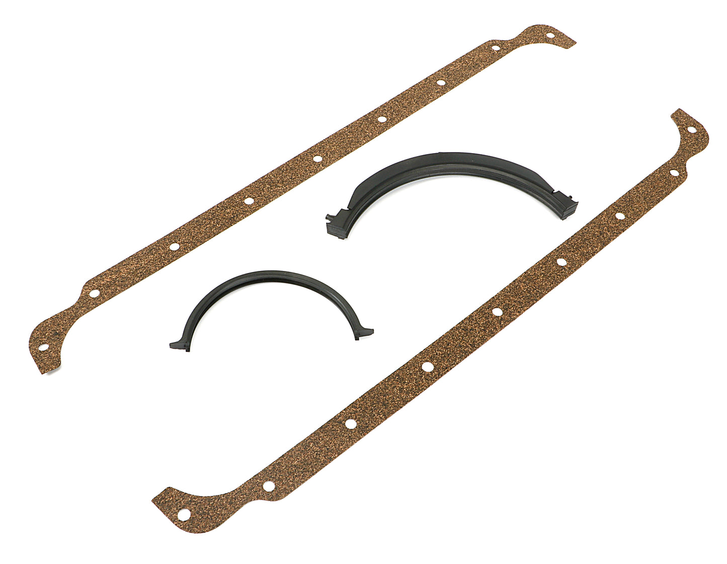 Trans-Dapt Performance 1971-80 Chrysler 360 Oem Style Replacement Oil Pan Gasket- Cork Rails And Rubber End Seals 4346