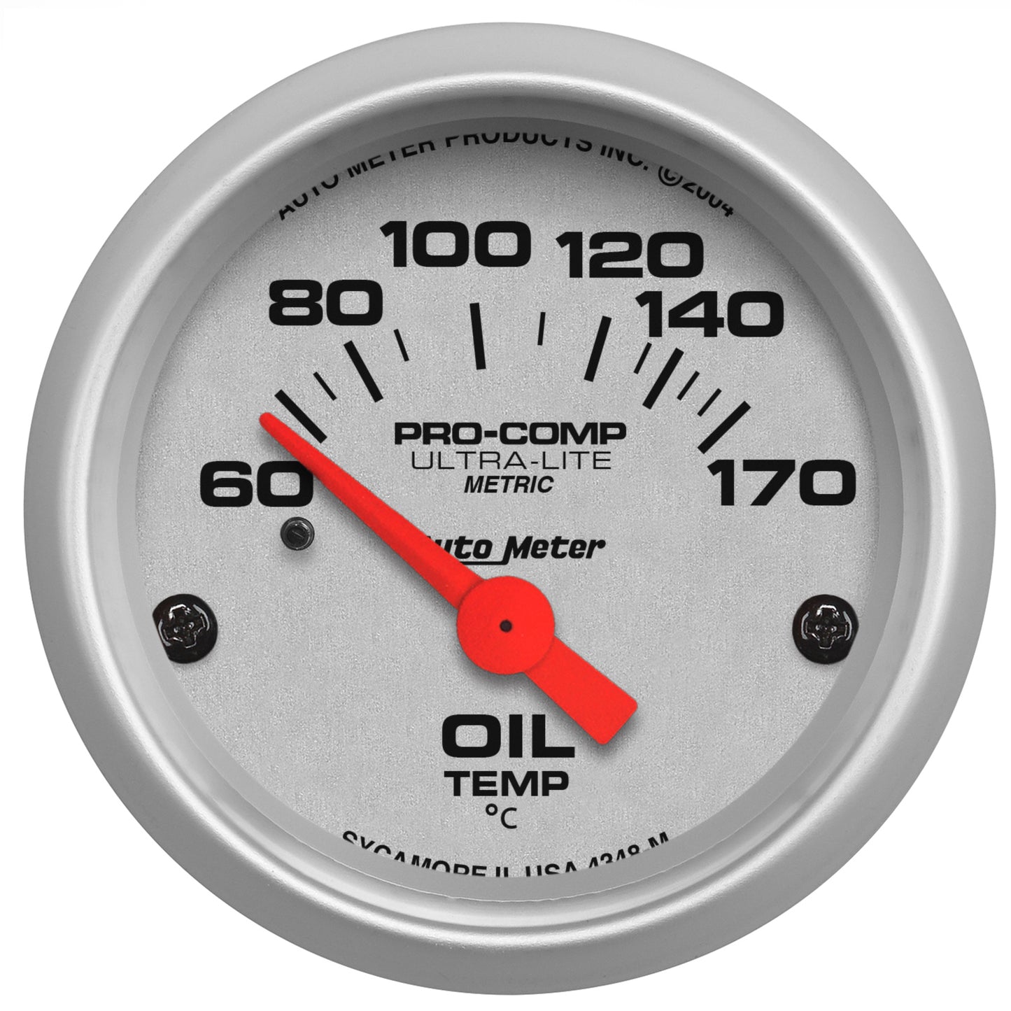 AutoMeter 2-1/16 in. OIL TEMPERATURE 60-170 Celsius ULTRA-LITE 4348-M