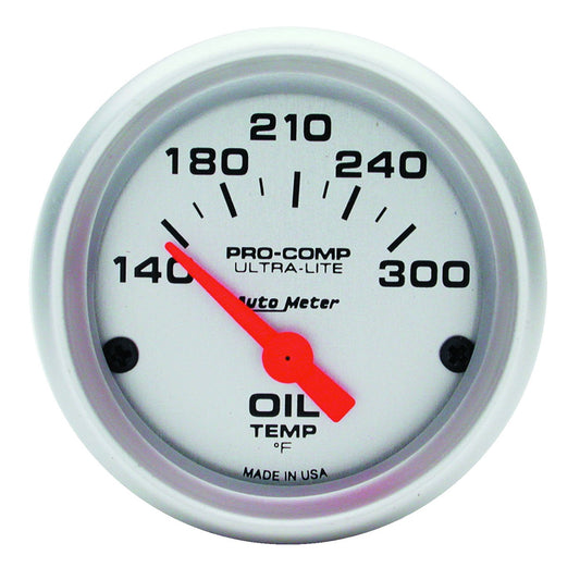 AutoMeter 2-1/16 in. OIL TEMPERATURE 140-300 Fahrenheit ULTRA-LITE 4348