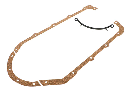 Trans-Dapt Performance Pontiac 350-455 Oem Style Replacement Oil Pan Gasket- Cork Rails And Rubber End Seals 4349