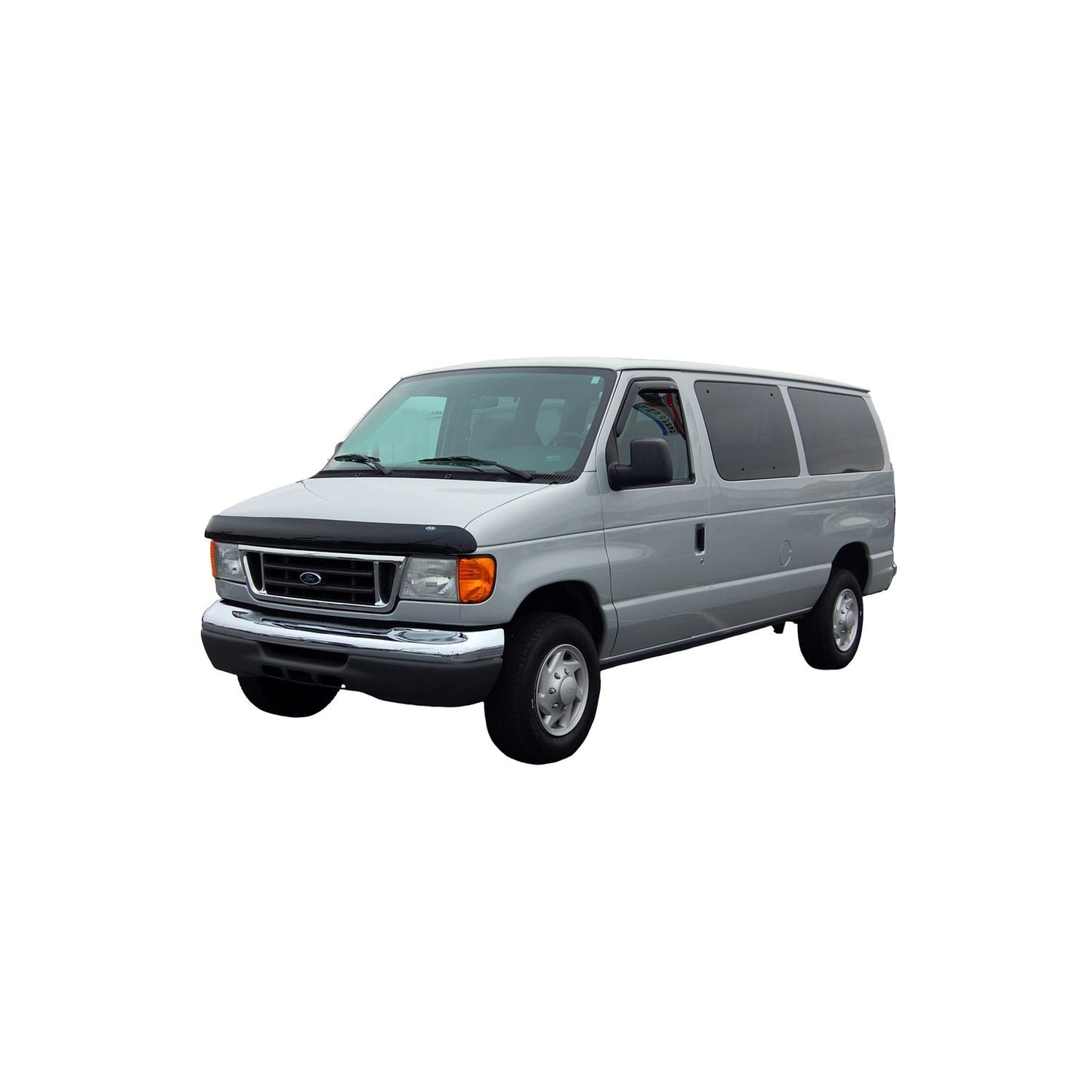 Auto Ventshade 25228 Bugflector II Dark Smoke Hood Shield For 1992-2007 Ford Econoline Vans