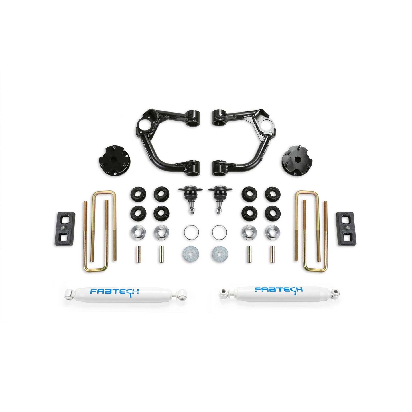 Fabtech 3.5 in. BJ UCA SYS W/ PERF SHKS 2019-20 FORD RANGER 4WD W/O INTRUSION BEAM KIT K2322