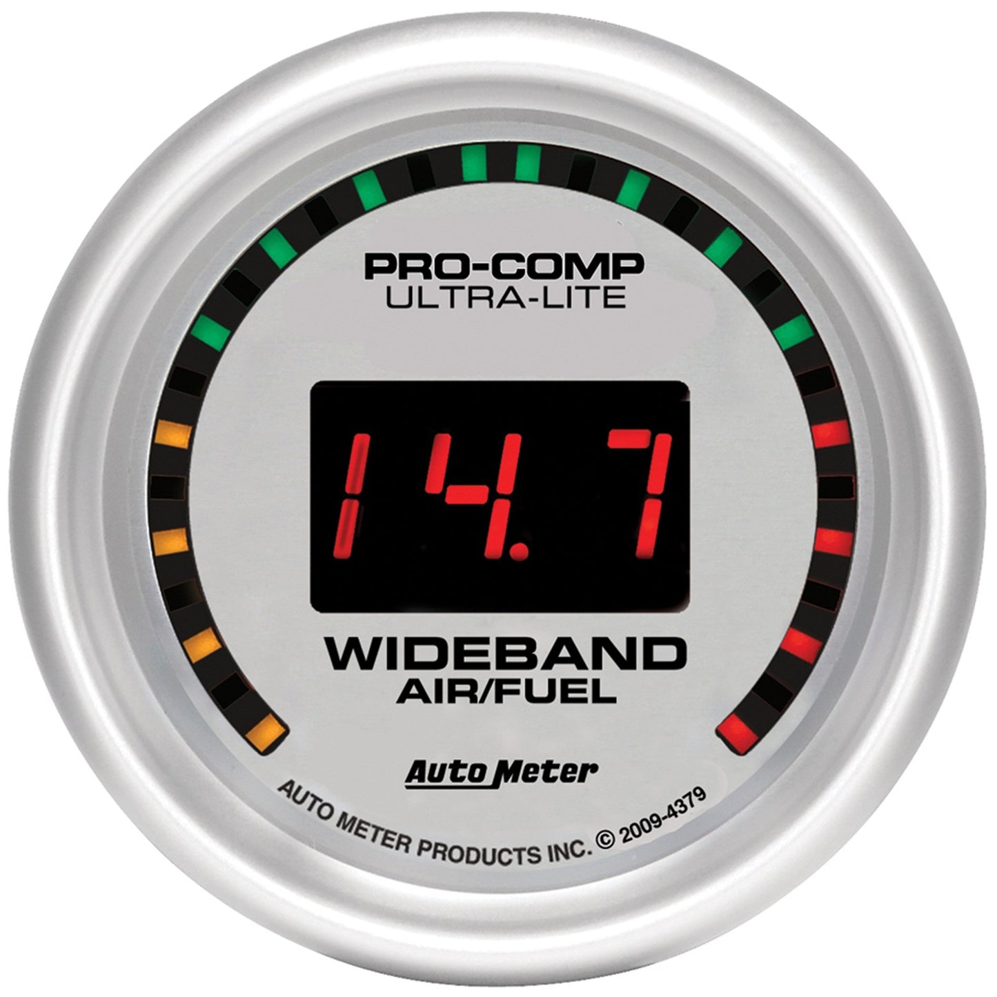 AutoMeter 2-1/16 in. WIDEBAND STREET AIR/FUEL RATIO 10:1-17:1 AFR ULTRA-LITE 4379