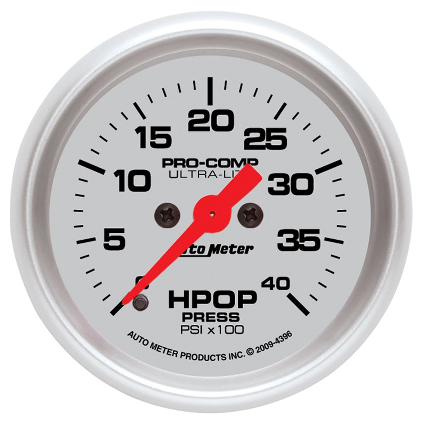 AutoMeter 2-1/16 in. HPOP PRESSURE 0-4K PSI ULTRA-LITE 4396
