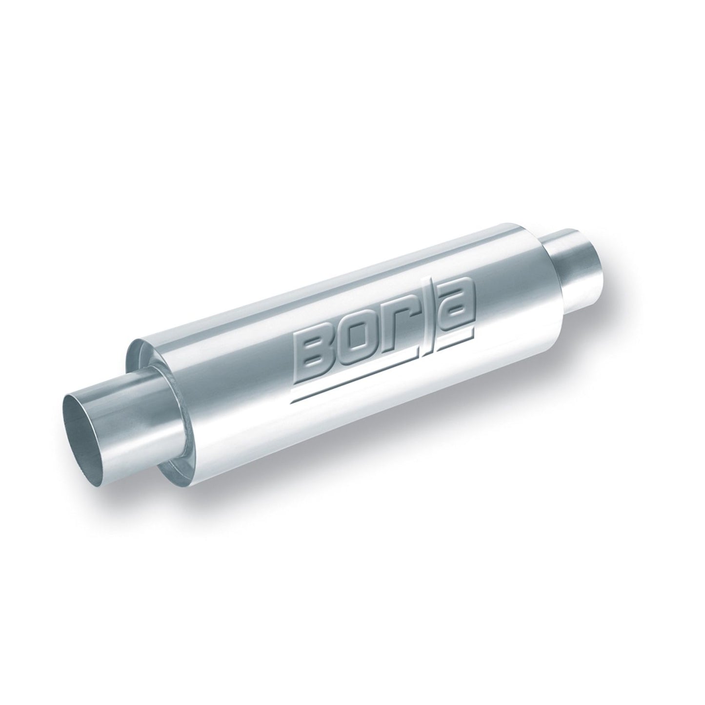 Borla XR-1 Sportsman Racing Muffler 3in Center Inlet/ 3in Center Outlet 5in Round x 15in Long Body 40085