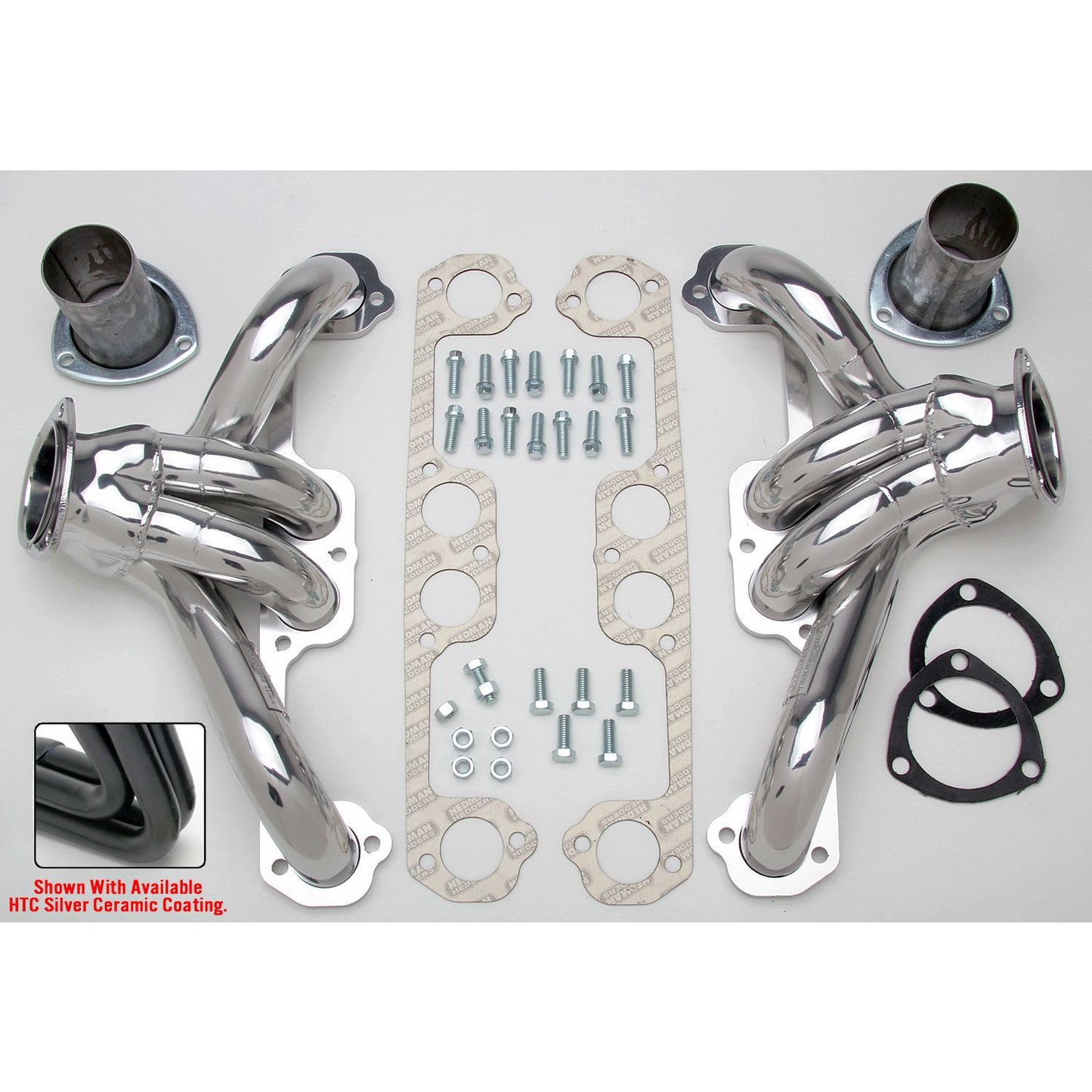 Hedman Hedders BLOCK HUGGER HEADERS; CHEVY 409; 1-3/4 IN. TUBES; UNCOATED 68530