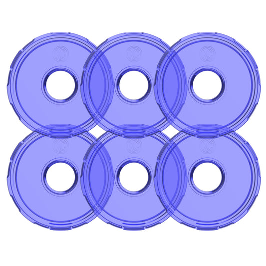 KC HiLiTES Cyclone V2 LED - Replacement Lens - Blue - 6-PK 4414