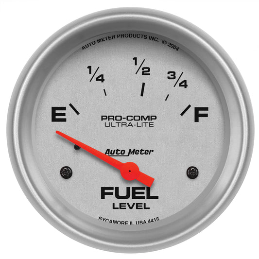 AutoMeter 2-5/8 in. FUEL LEVEL 73-10 O ULTRA-LITE 4415
