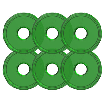 KC HiLiTES Cyclone V2 LED - Replacement Lens - Green - 6-PK 4415