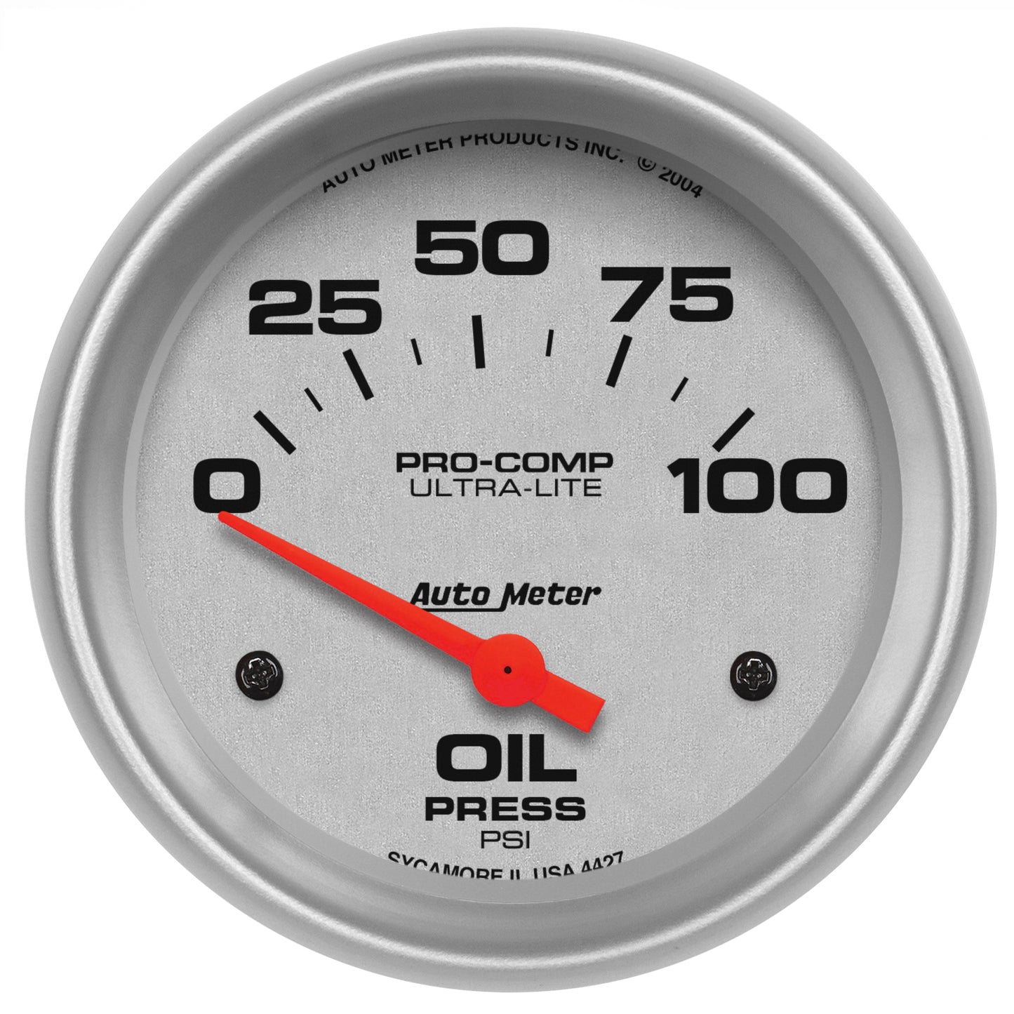 AutoMeter 2-5/8 in. OIL PRESSURE 0-100 PSI ULTRA-LITE 4427