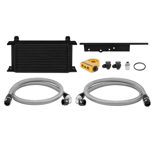 Mishimoto 2003-2009 Nissan 350Z/2003-2007 Infiniti G35 Coupe Thermostatic Oil Cooler, Blk MMOC-350Z-03TBK