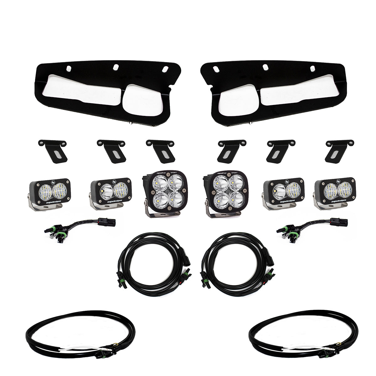 Baja Designs Squadron Sport/S2 Sport Fog Pocket Light Kit 447760UP