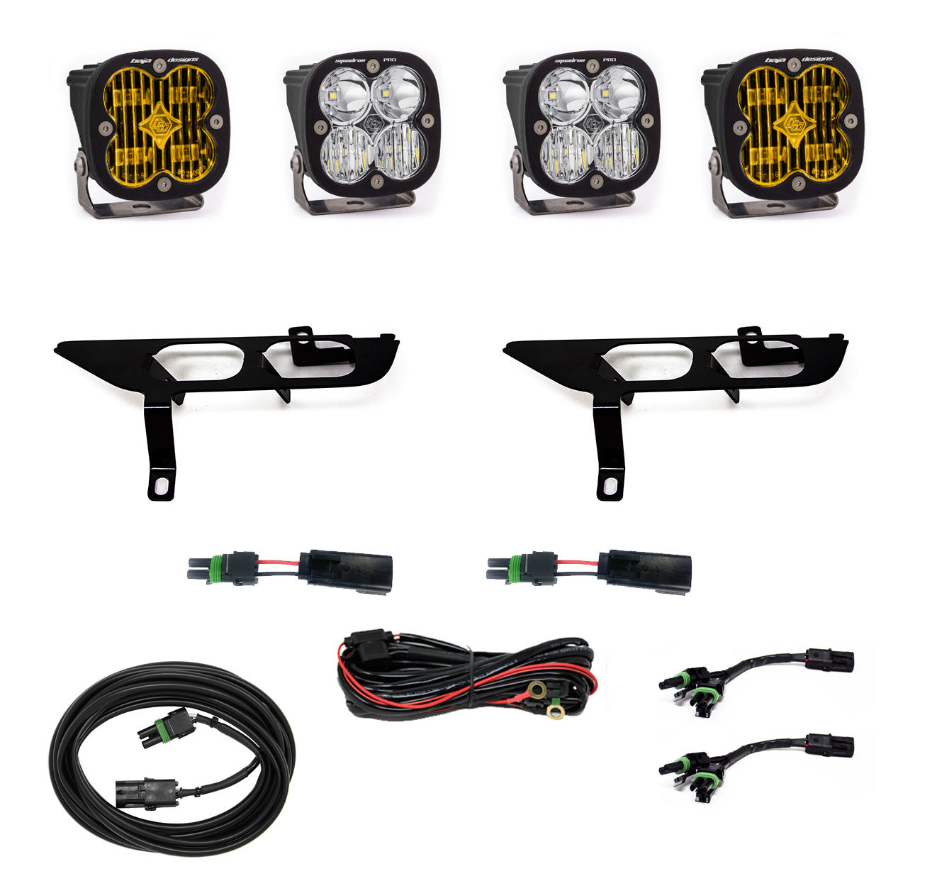 Baja Designs Squadron SAE/Pro Fog Pocket Light Kit 447868